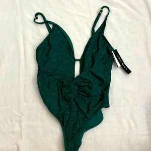 Emerald green La Blanca one piece